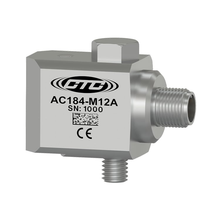 美国 CTC AC184-M12A M8 安装侧出线 M12 振动传感器