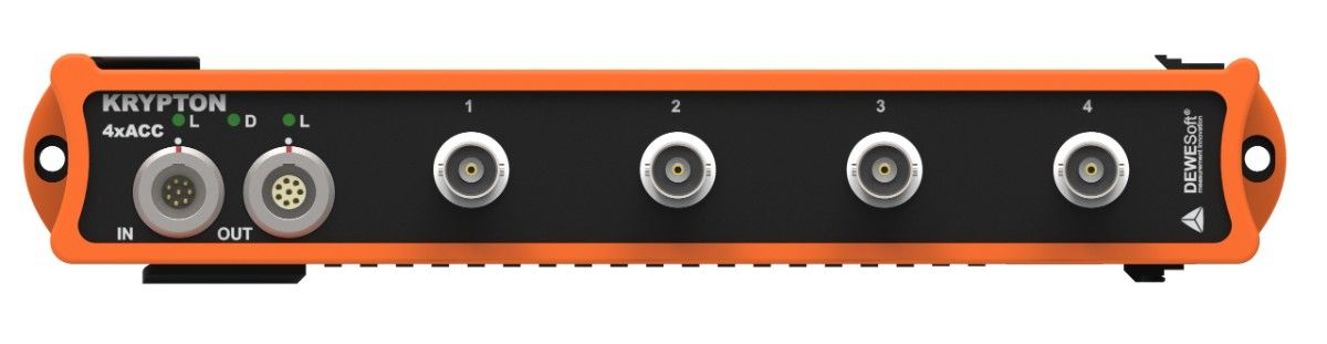 KRYPTON-4xACC 四通道 EtherCAT 电压与 IEPE采集模块