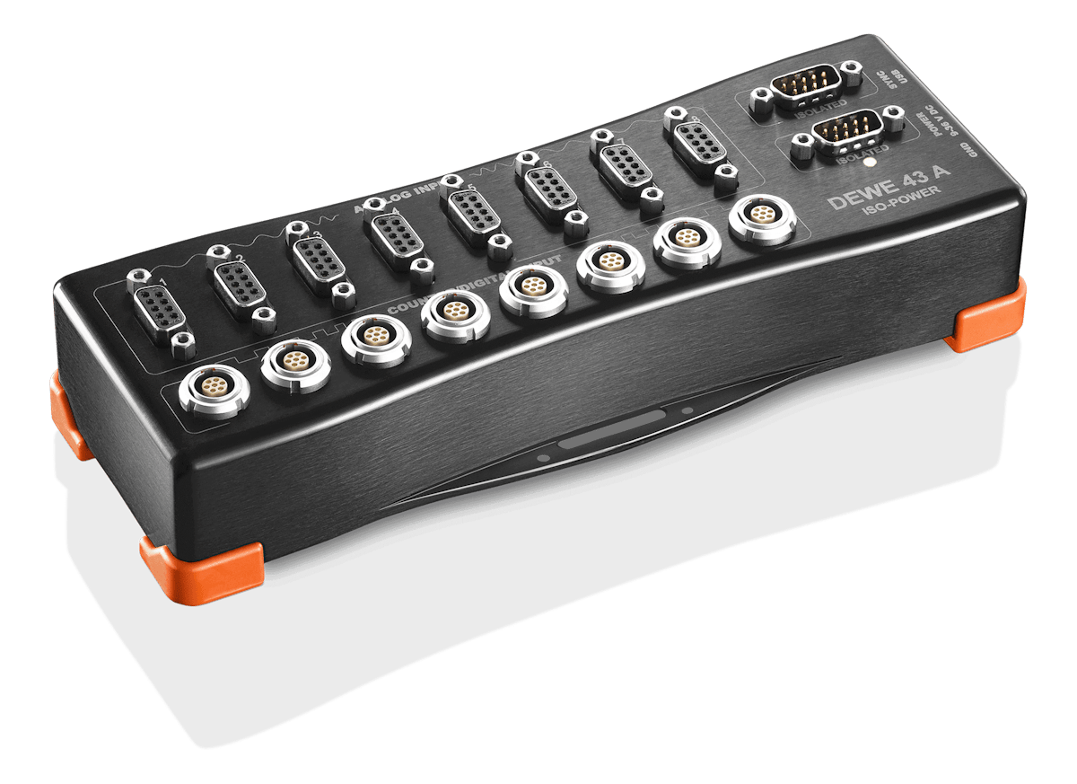 DEWE-43A 八通道 USB 数据采集器