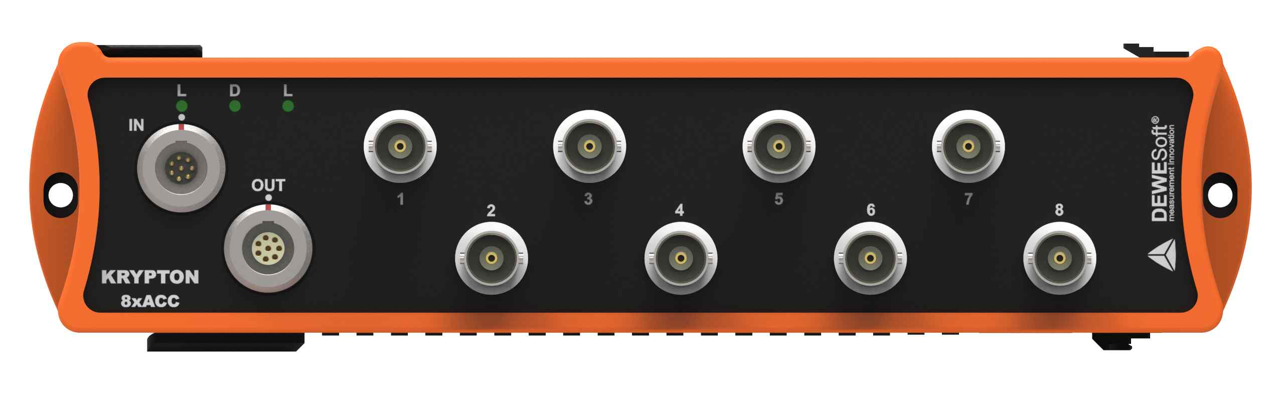 KRYPTON-8xACC 八通道 EtherCAT 电压与 IEPE采集模块