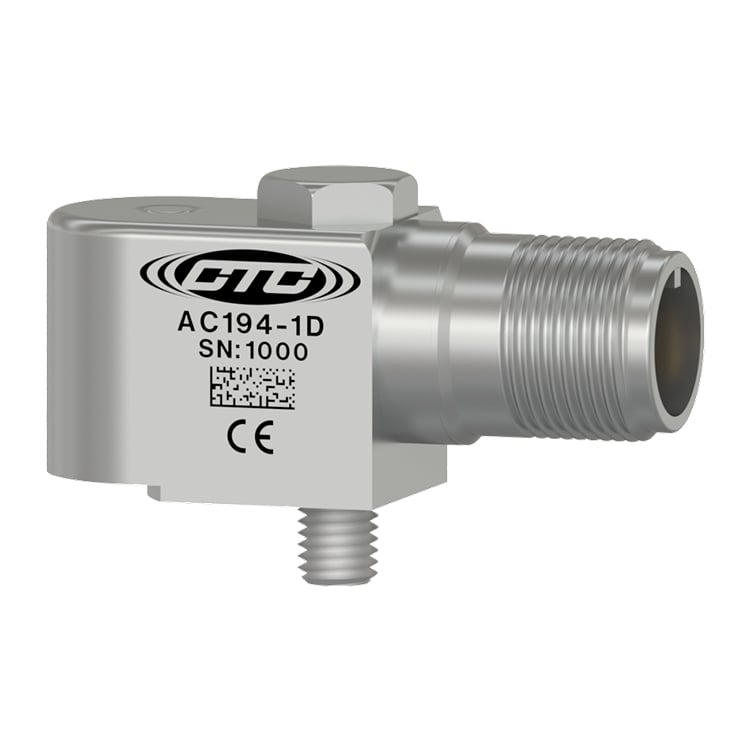 CTC AC194 紧凑型侧出线工业振动传感器