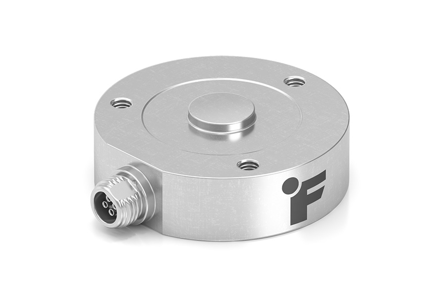FUTEK LLB400 带螺纹安装孔压缩按钮传感器 | 100–2500 lb