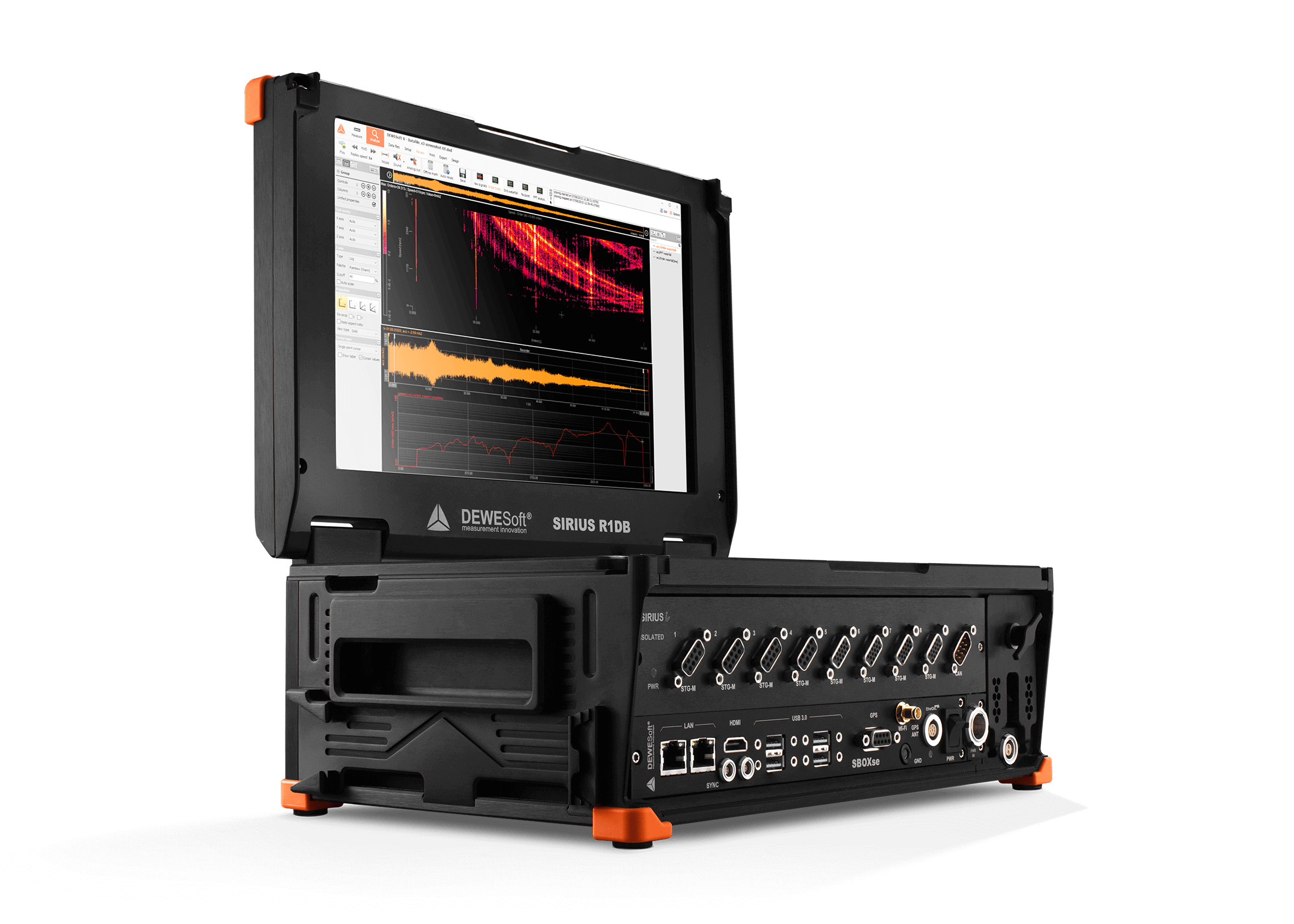 SIRIUS-R1DB 带屏便携式采集记录系统
