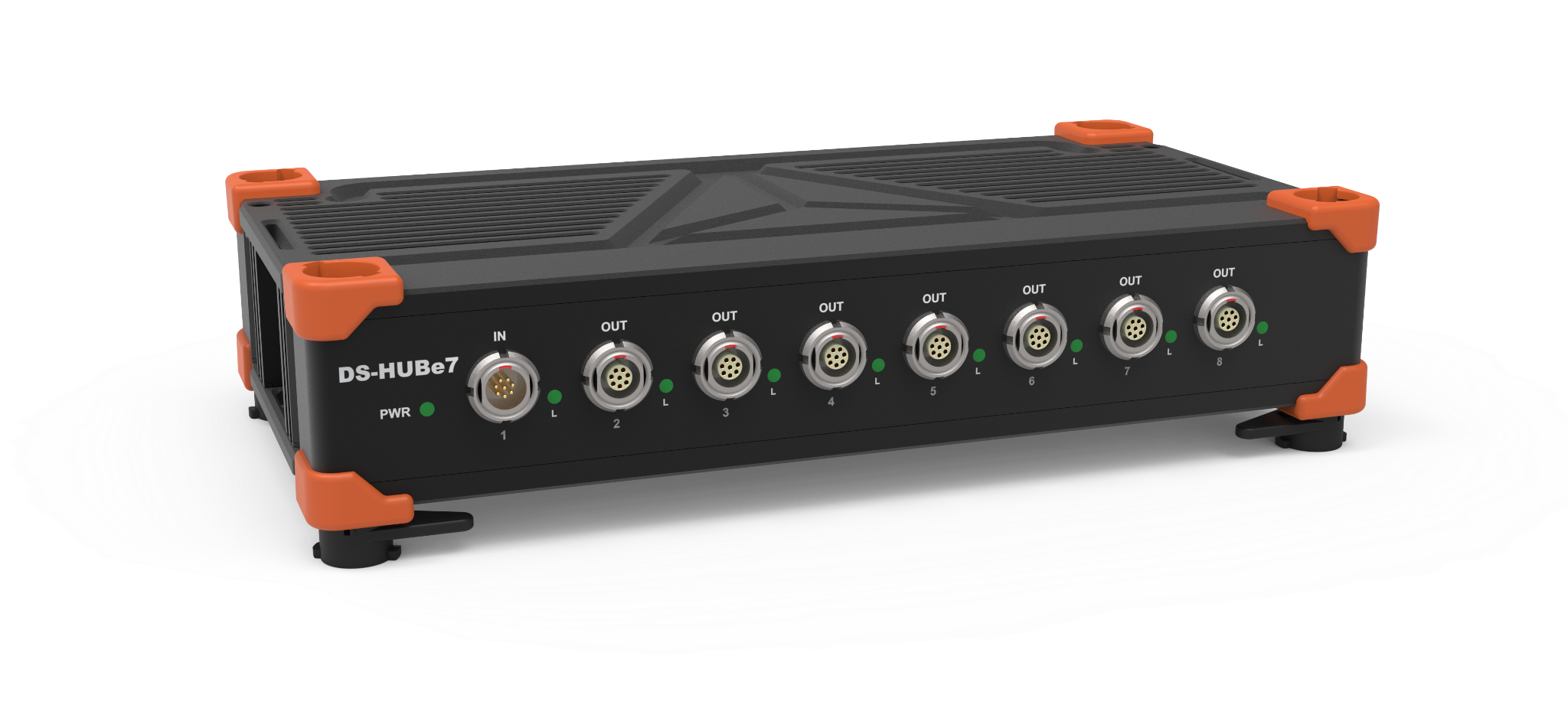 DS-HUBe7 七路 EtherCAT 分支集线器