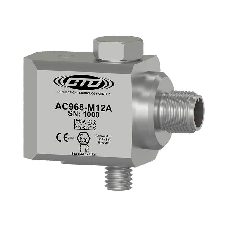 CTC AC968-M12A 防爆型工业振动传感器