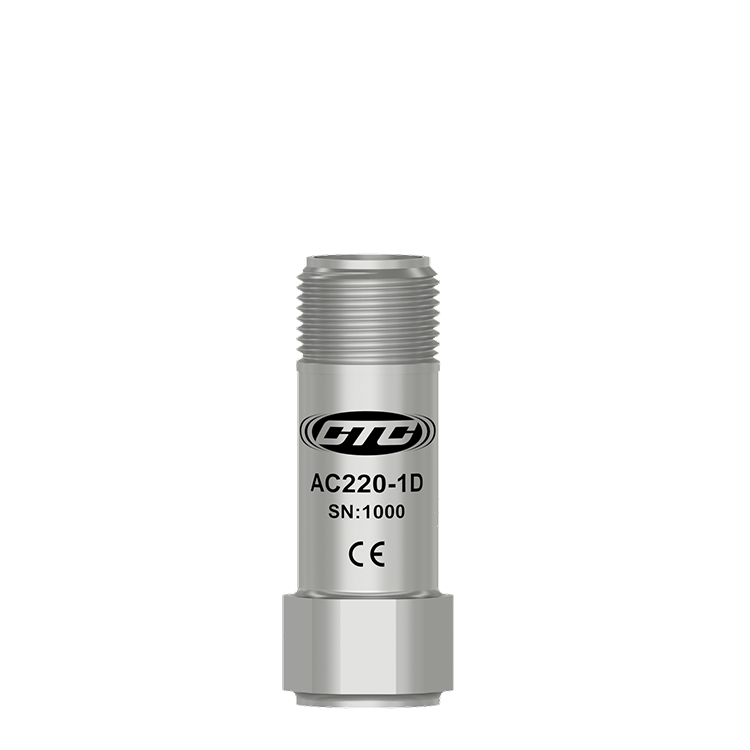 美国 CTC AC220 高性能微型高量程高频振动传感器