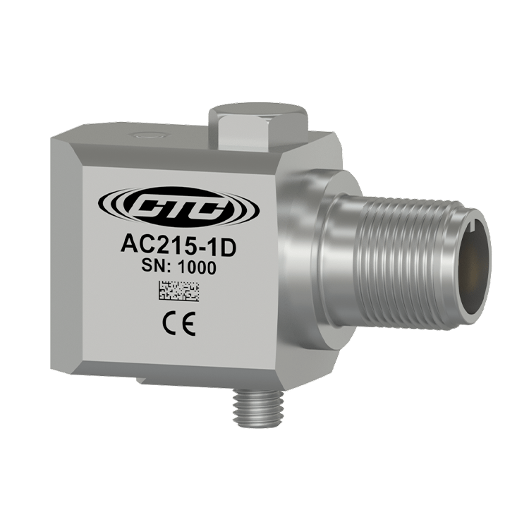 美国 CTC AC215 高性能低频侧出线工业振动传感器