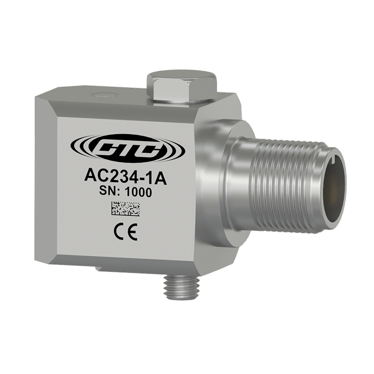 美国 CTC AC234 高性能低频侧出线工业振动传感器