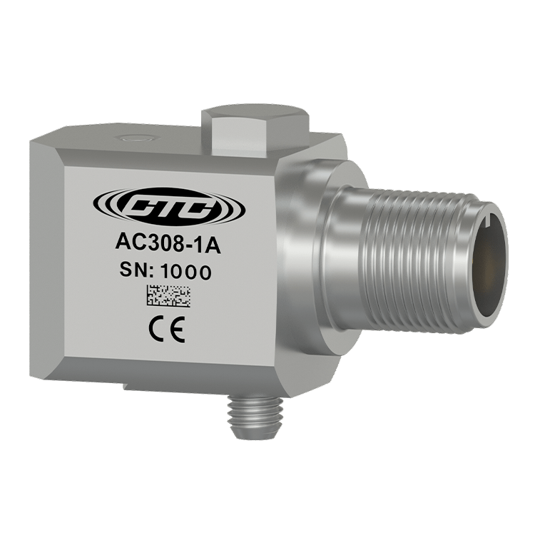 CTC AC308 高性能侧面出线高温 IEPE 振动传感器