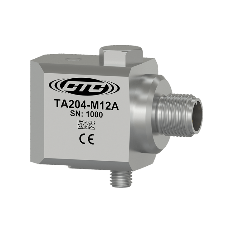 CTC TA204-M12A 侧面出线温度与加速度复合传感器