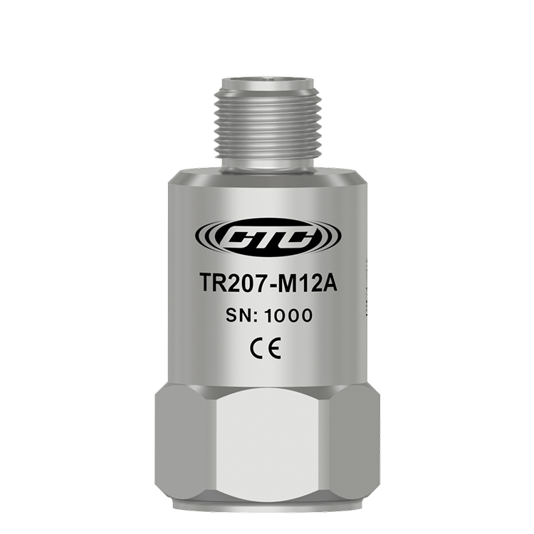 CTC TR207-M12A 顶部出线 RTD 温度与加速度复合传感器