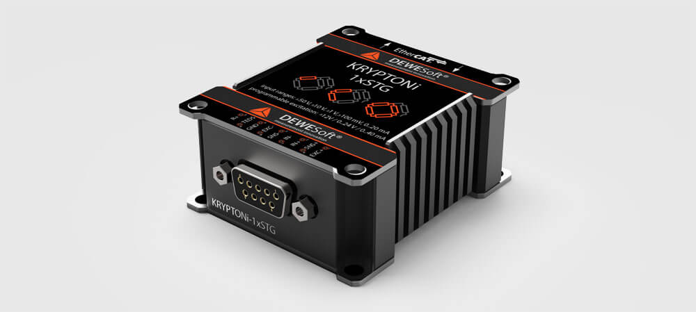 KRYPTONi-1xSTG 单通道 EtherCAT 应变桥与电压采集模块